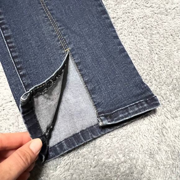 Democracy Jeans Womens 14 (33x29.5) Ankle Blue Denim Ab Technology Taper - Picture 5 of 12